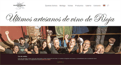 Desktop Screenshot of bodegasvalentinpascual.com