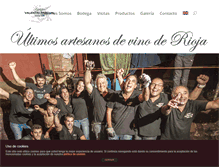 Tablet Screenshot of bodegasvalentinpascual.com